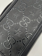 GUCCI Black Star Mini Shoulder Bag, Embossed Calfskin, Gold-Tone Hardware | Shop Authentique Lux