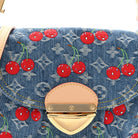 LOUIS VUITTON Monogram denim Sunset bag, base view | Shop Authentique Lux