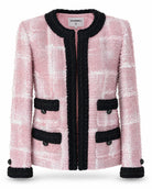 CHANEL Runway Globe Collection Pink Tweed Jacket | Shop Authentique Lux