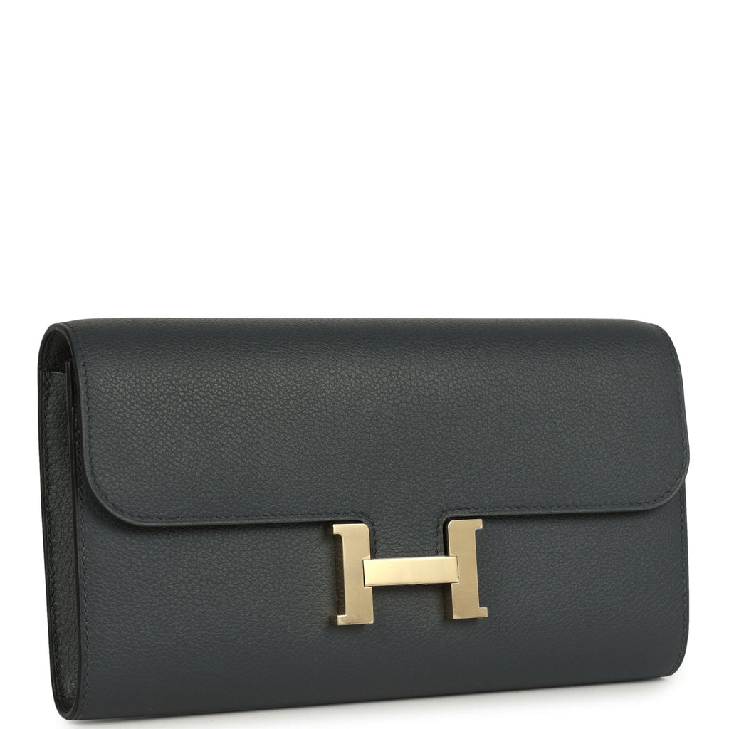 HERMÈS Constance To Go, gold H clasp and Epsom leather detail | Shop Authentique Lux