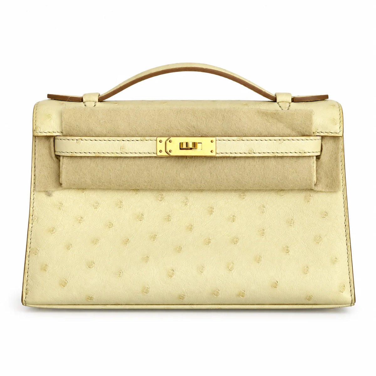 HERMÈS Kelly Pochette interior and Made in France signature | Shop Authentique Lux