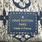 LOUIS VUITTON blue Monogram denim Nano Speedy with matching strap, front view | Shop Authentique Lux