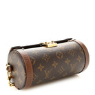 LOUIS VUITTON Papillon Trunk cylindrical canvas body and leather bands | Shop Authentique Lux