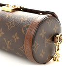 LOUIS VUITTON Papillon Trunk opposite circular end and hardware attachment | Shop Authentique Lux