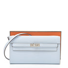 HERMÈS Brume Epsom Kelly To Go palladium turn-lock close-up | Shop Authentique Lux