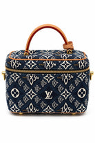 Louis Vuitton blue Since 1854 Vanity bag opposite side view | Shop Authentique Lux