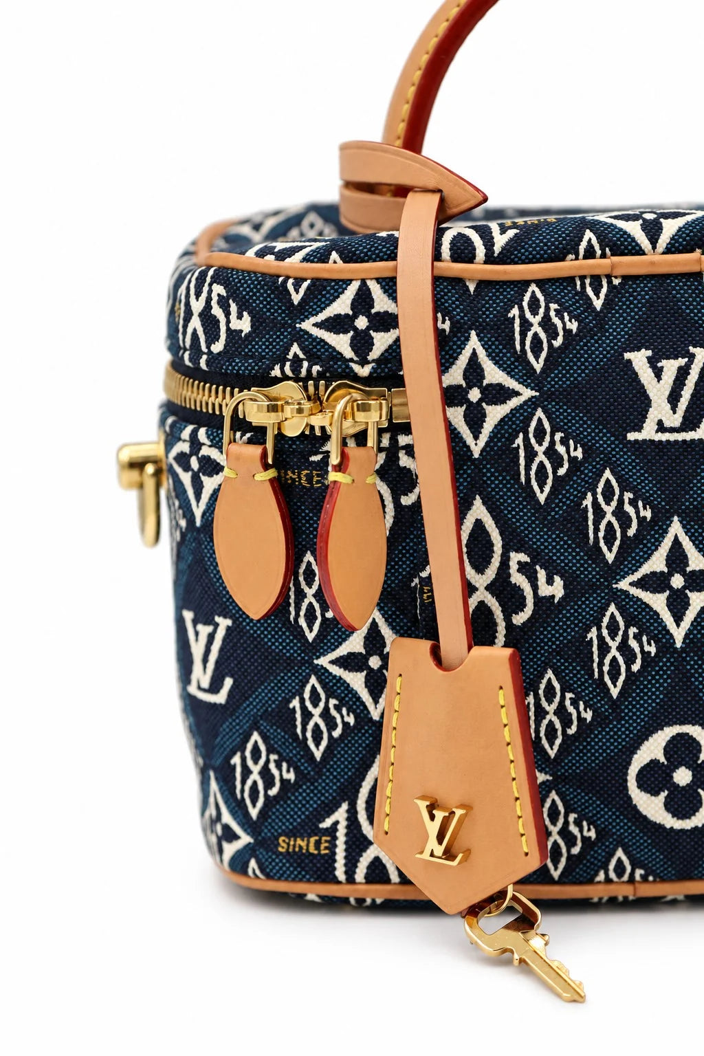 Louis Vuitton Since 1854 Vanity bag interior and made in Italy label | Shop Authentique Lux