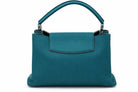 LOUIS VUITTON Capucines MM, Blue Leather, Silver-Tone Hardware | Shop Authentique Lux
