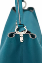 LOUIS VUITTON Capucines MM, Blue Leather, Silver-Tone Hardware | Shop Authentique Lux