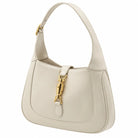 GUCCI Jackie Shoulder Bag, Ivory Leather, Gold-Tone Hardware | Shop Authentique Lux