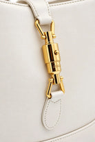 GUCCI Jackie Shoulder Bag, Ivory Leather, Gold-Tone Hardware | Shop Authentique Lux