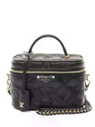 LOUIS VUITTON Vanity NV PM, Black Monogram Embossed Leather, Gold-Tone Hardware | Shop Authentique Lux