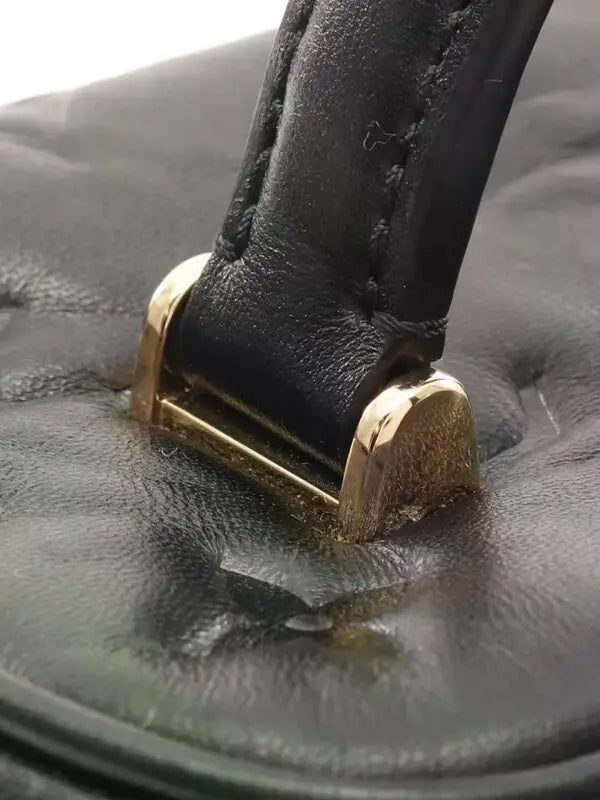 LOUIS VUITTON Vanity NV PM, Black Monogram Embossed Leather, Gold-Tone Hardware | Shop Authentique Lux
