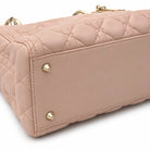 DIOR Medium Lady Dior Bag, Pink Cannage Lambskin, Gold-Tone Hardware | Shop Authentique Lux