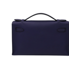 Hermès Kelly Pochette Clutch Bag, Bleu Saphir, Swift Leather, PHW, 2018 | Shop Authentique Lux