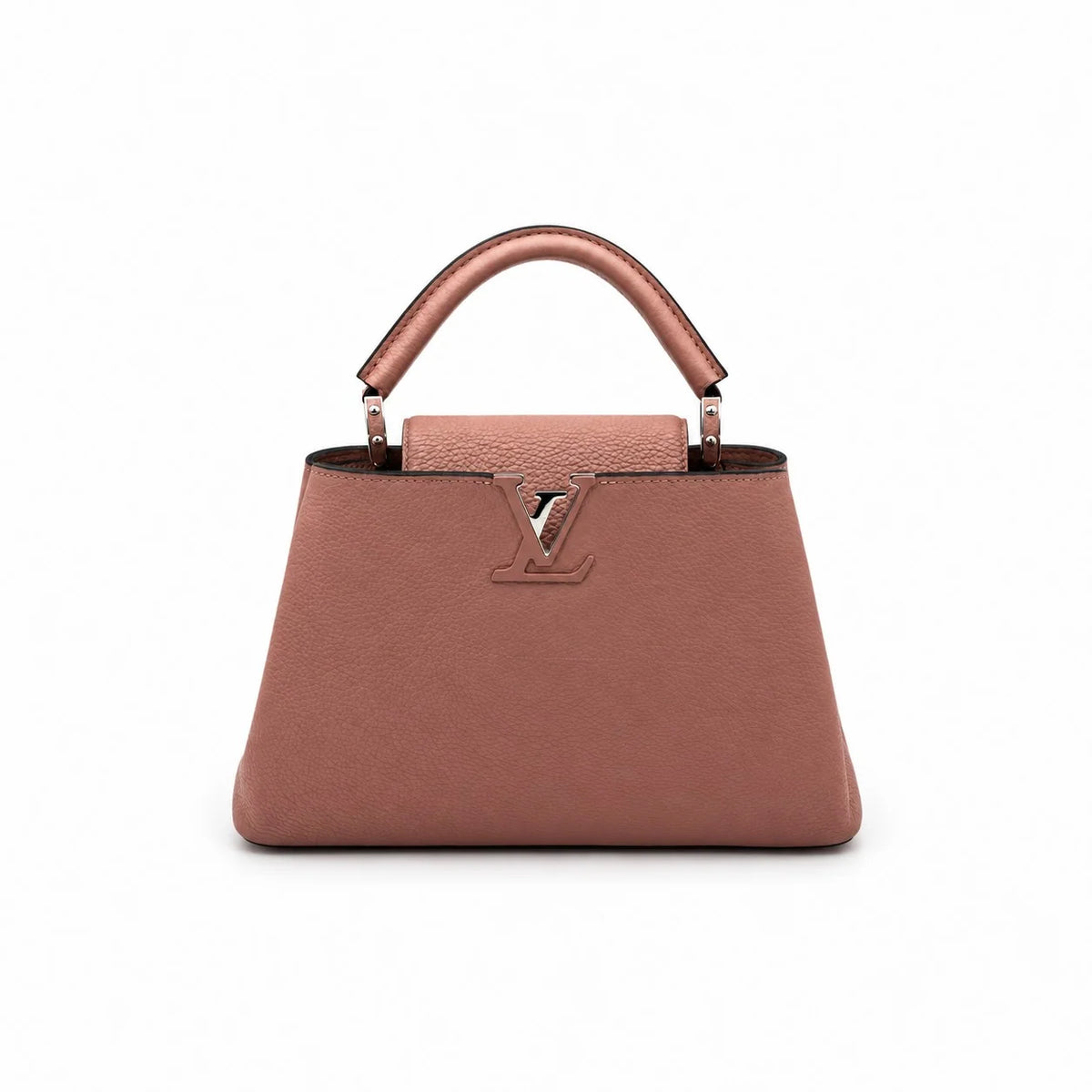 LOUIS VUITTON Capucines BB Bag, Pink Taurillon Leather, Silver-Tone Hardware | Shop Authentique Lux