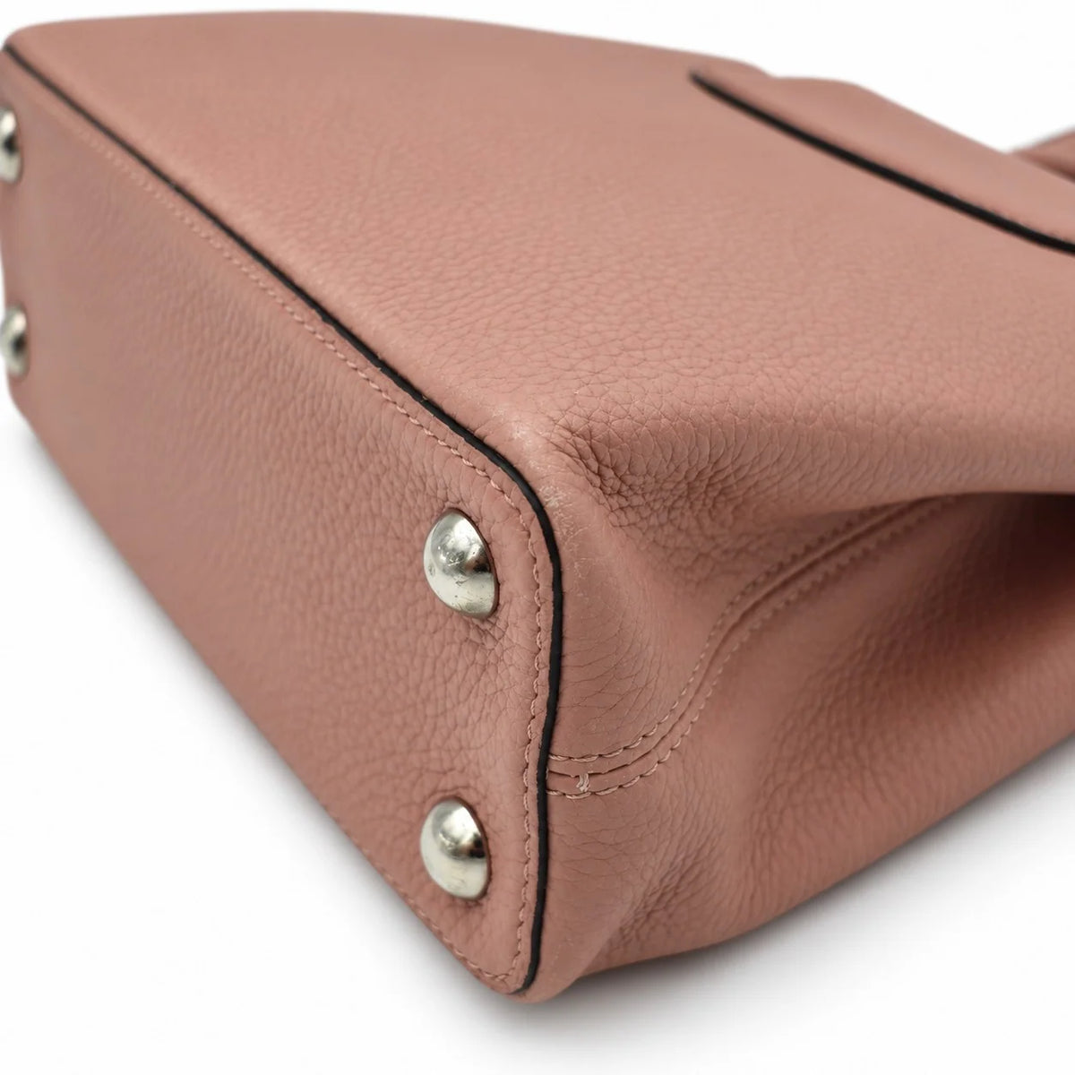 LOUIS VUITTON Capucines BB Bag, Pink Taurillon Leather, Silver-Tone Hardware | Shop Authentique Lux