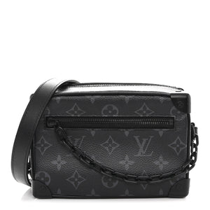 LOUIS VUITTON Mini Soft Trunk Bag, Monogram Eclipse Canvas, Matte Black Hardware
