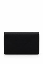 DIOR Saddle Wallet on Chain, Black Ultramatte Calfskin, Black Hardware | Shop Authentique Lux