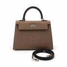 HERMÈS Tricolor Epsom Sellier Kelly 25, Palladium Hardware | Shop Authentique Lux