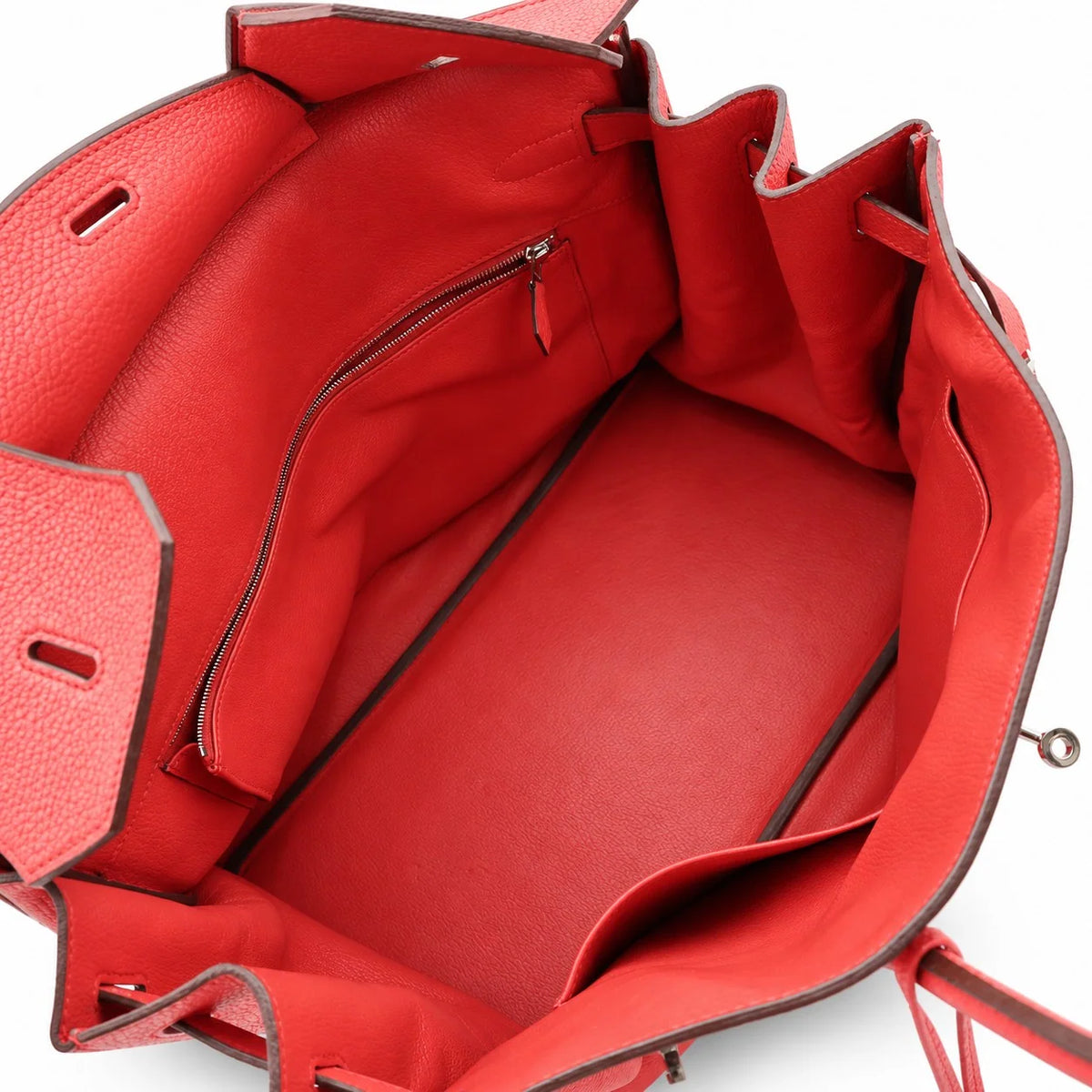 HERMÈS Bougainvillea Togo Birkin 40, Palladium Hardware, 2009 | Shop Authentique Lux
