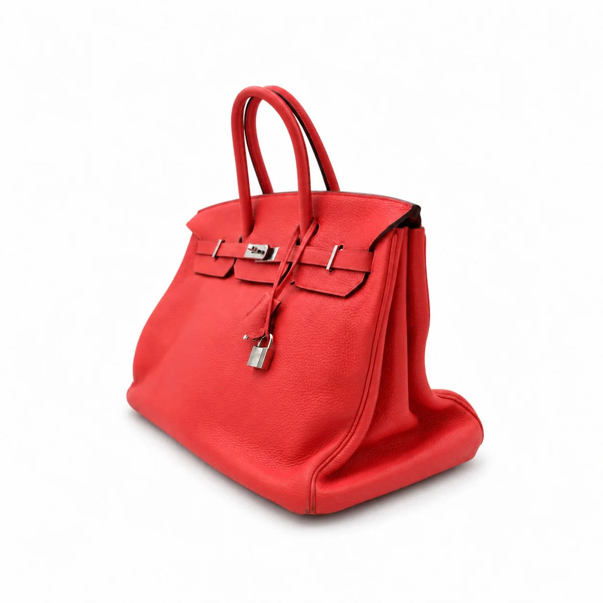 HERMÈS Bougainvillea Togo Birkin 40, Palladium Hardware, 2009 | Shop Authentique Lux