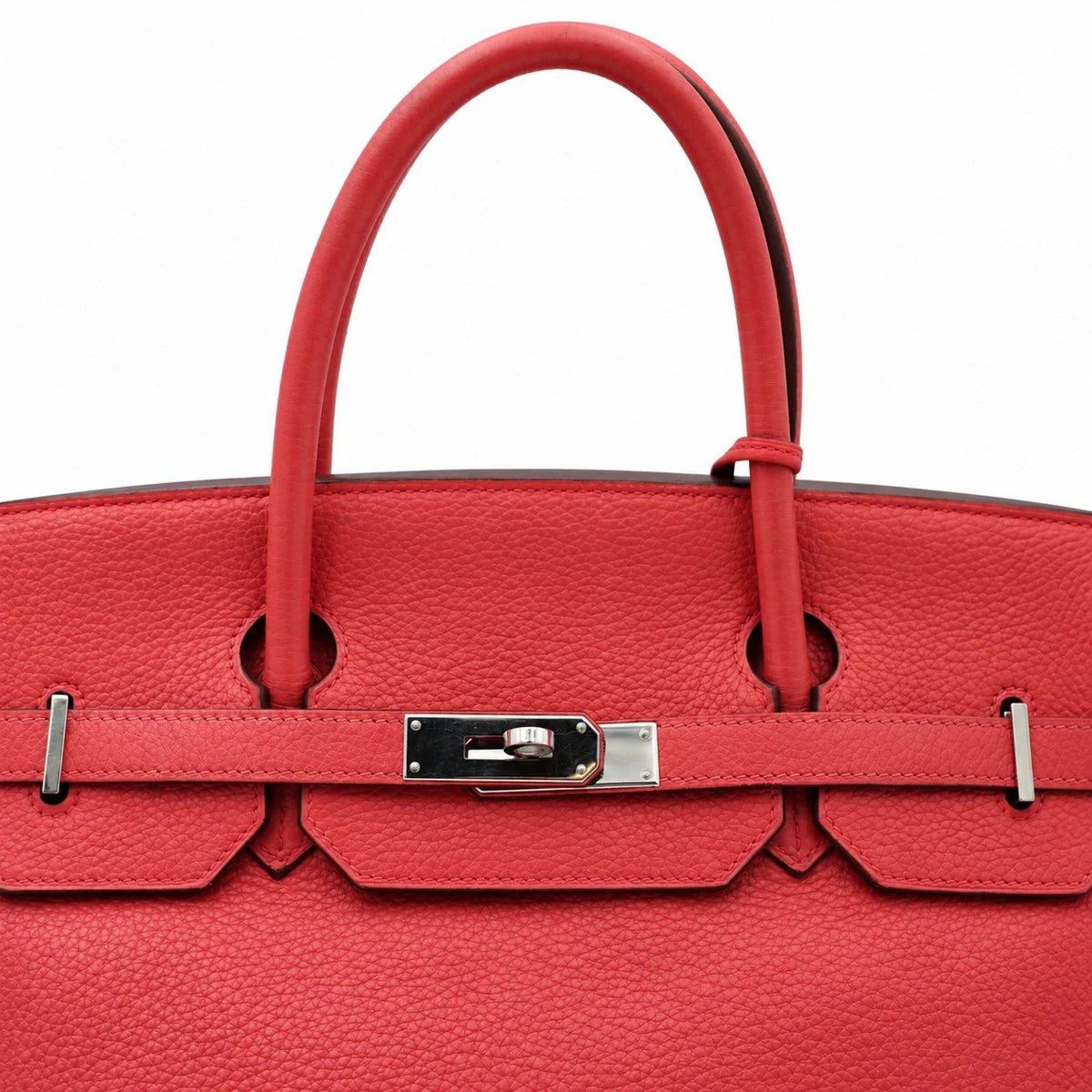 HERMÈS Bougainvillea Togo Birkin 40, Palladium Hardware, 2009 | Shop Authentique Lux