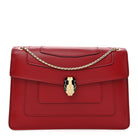 BVLGARI Serpenti Forever Shoulder Bag, Burgundy Leather | Shop Authentique Lux
