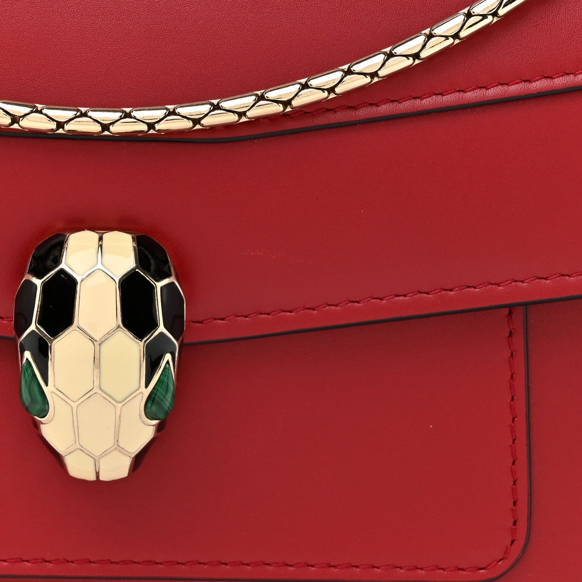 BVLGARI Serpenti Forever Shoulder Bag, Burgundy Leather | Shop Authentique Lux