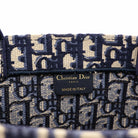 DIOR Large Book Tote, Navy and Beige Oblique Canvas | Shop Authentique Lux