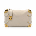 LOUIS VUITTON Side Trunk PM, Chalk Grained Calfskin, Gold-Tone Hardware | Shop Authentique Lux