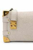 LOUIS VUITTON Side Trunk PM, Chalk Grained Calfskin, Gold-Tone Hardware | Shop Authentique Lux