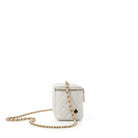 CHANEL Coco Casino Vanity Case, White Quilted Caviar Leather | Shop Authentique Lux