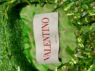 VALENTINO Made in Italy label and green embellished trim | Shop Authentique Lux