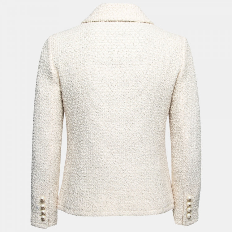 GUCCI Runway Ivory Bow Crystal Tweed Jacket and Skirt Set | Shop Authentique Lux