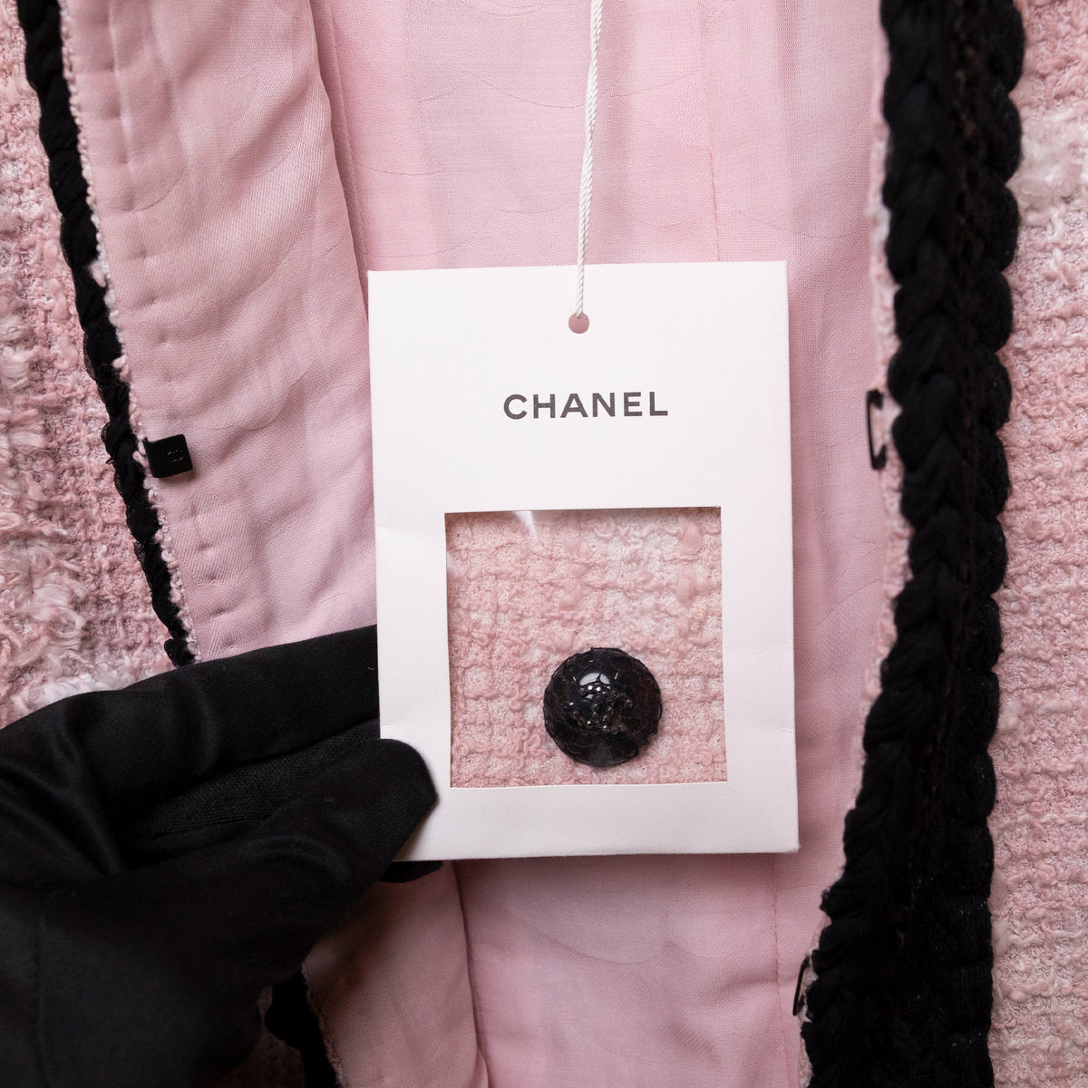 CHANEL Runway Globe Collection Pink Tweed Jacket | Shop Authentique Lux