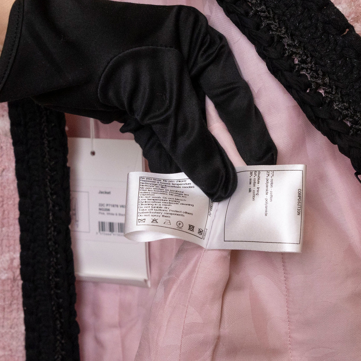CHANEL Runway Globe Collection Pink Tweed Jacket | Shop Authentique Lux