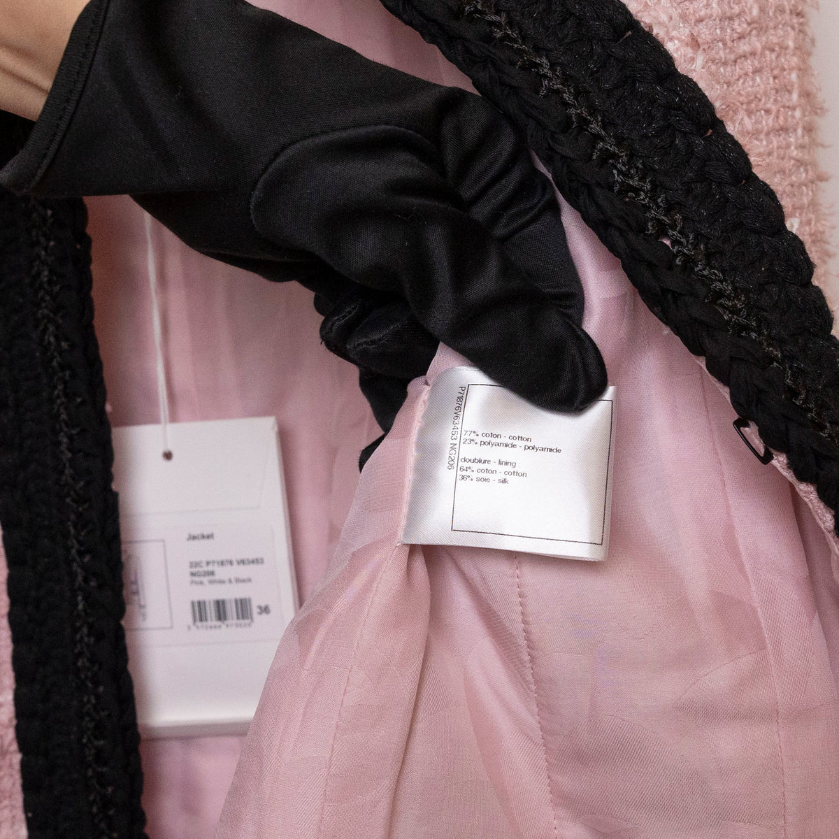 CHANEL Runway Globe Collection Pink Tweed Jacket | Shop Authentique Lux