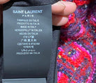 SAINT LAURENT 2021 Runway Beaded Tweed Jacket | Shop Authentique Lux