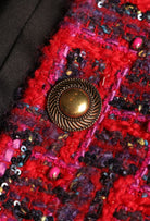 SAINT LAURENT 2021 Runway Beaded Tweed Jacket | Shop Authentique Lux