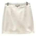HERMÈS Runway Blanc Mini Skirt, Made in France Label | Shop Authentique Lux