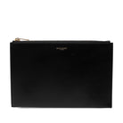 Saint Laurent Zip Portfolio, Black Leather, Silver Hardware, 2020 | Shop Authentique Lux