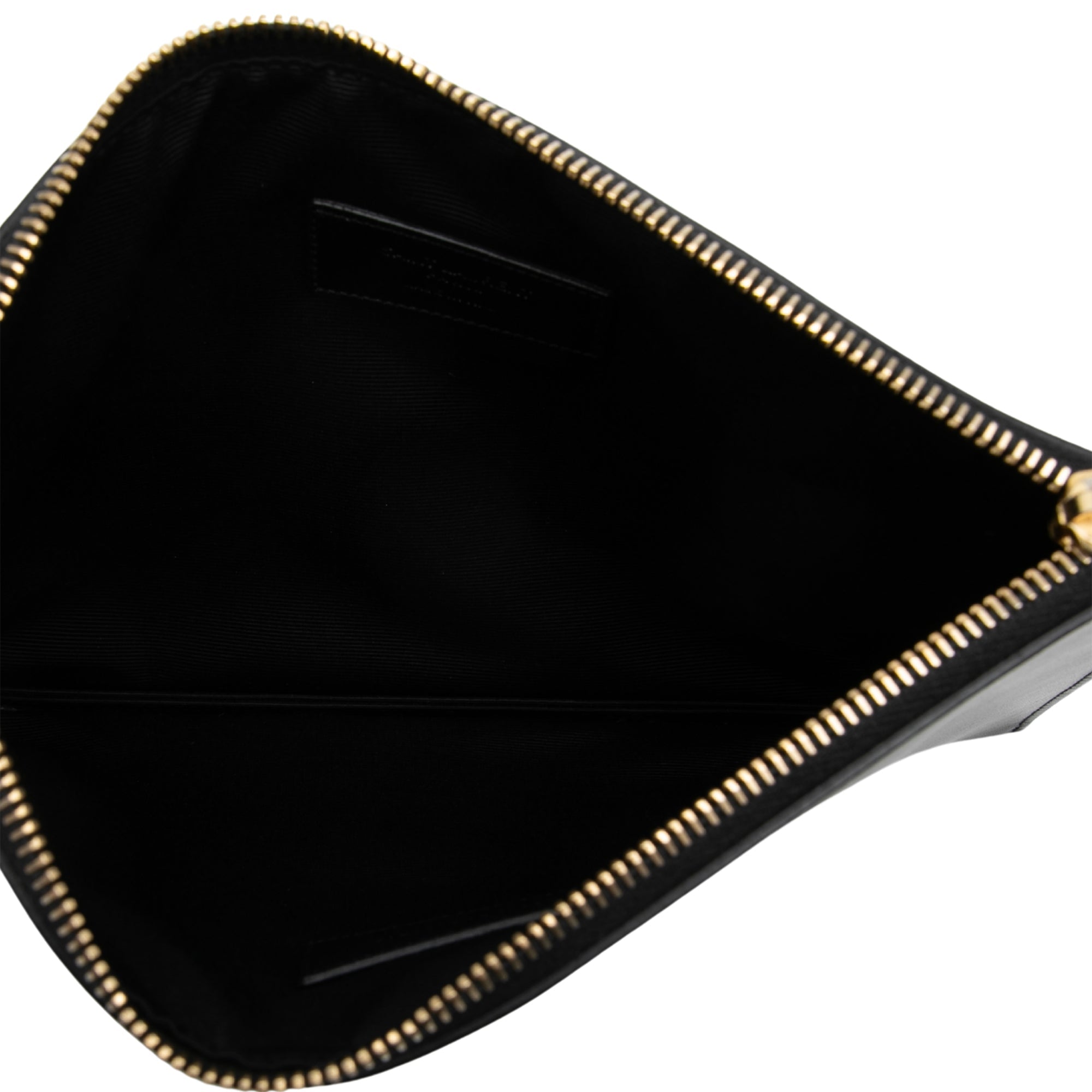 Saint Laurent Zip Portfolio, Black Leather, Silver Hardware, 2020 | Shop Authentique Lux