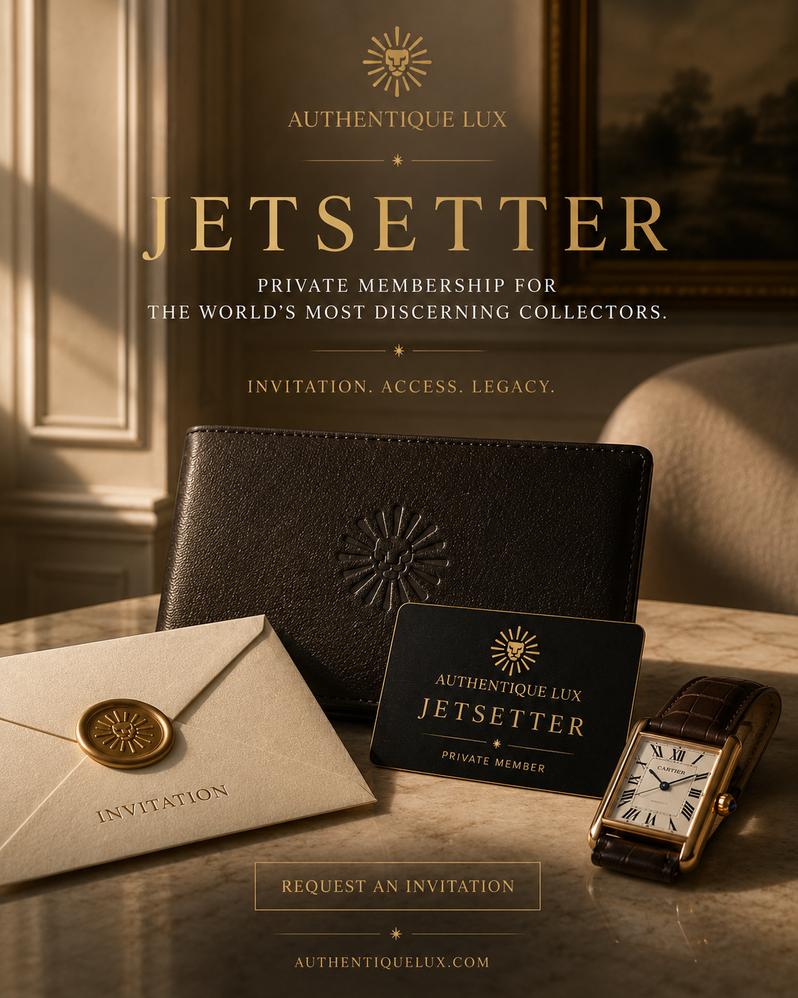 Authentique Lux - Jetsetter email signup