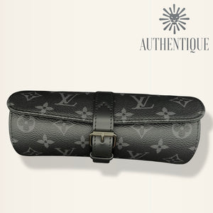 Louis Vuitton Eclipse Monogram Canvas Watch Travel Case