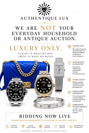 Authentique Lux — Luxury Auction House | Bidding Now Live
