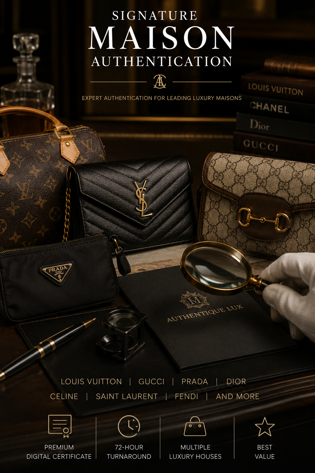 Multi-Maison Authentication — The World's Finest Houses Verification I Shop Authentique Lux