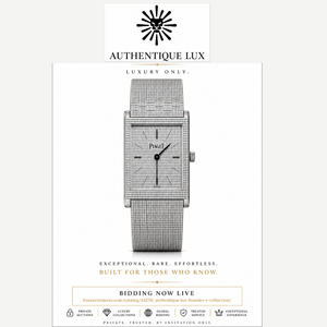 Authentique Lux — PIAGET Ultra Thin, 18K Watch | Bidding Now Live