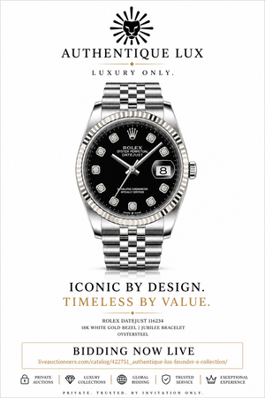 Authentique Lux — Rolex Datejust 36 | Black Diamond Dial | Bidding Now Live