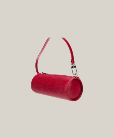 Louis Vuitton Red Epi Leather Papillion Pouchette - Authentique Luxury | 100% Authentic Louis Vuitton Bag